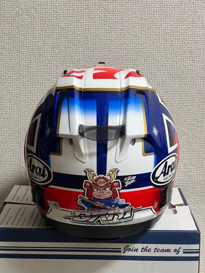 アライヘルメット　RX-7X ダニペドロサ　XL 【おまけ】スマホホルダー