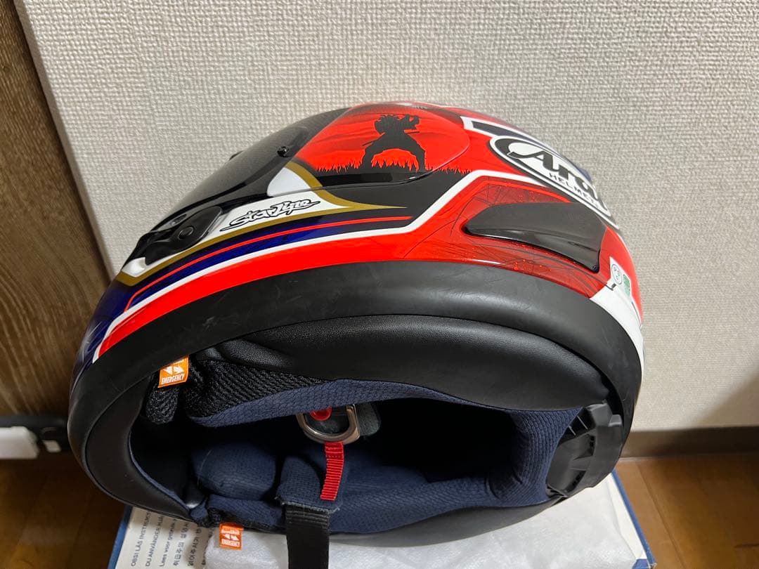 アライヘルメット　RX-7X ダニペドロサ　XL 【おまけ】スマホホルダー