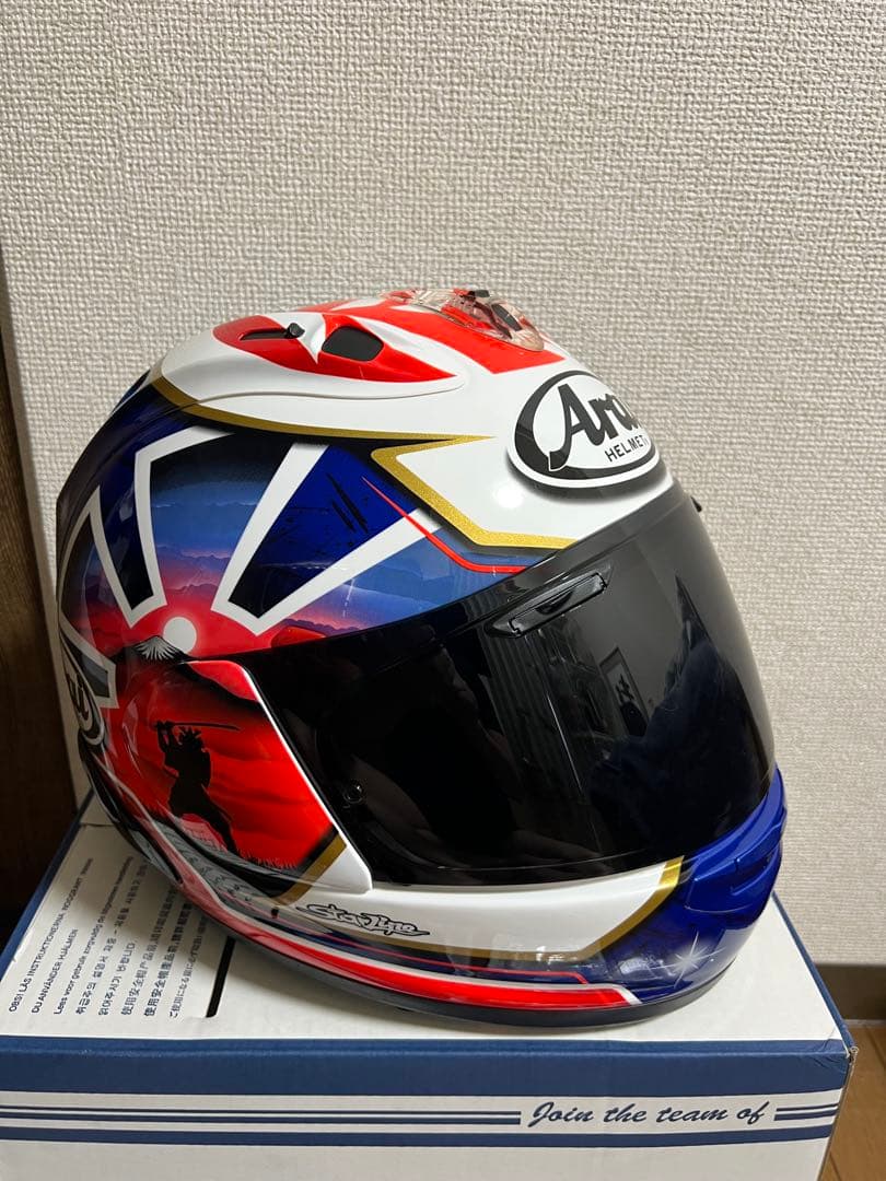 アライヘルメット　RX-7X ダニペドロサ　XL 【おまけ】スマホホルダー