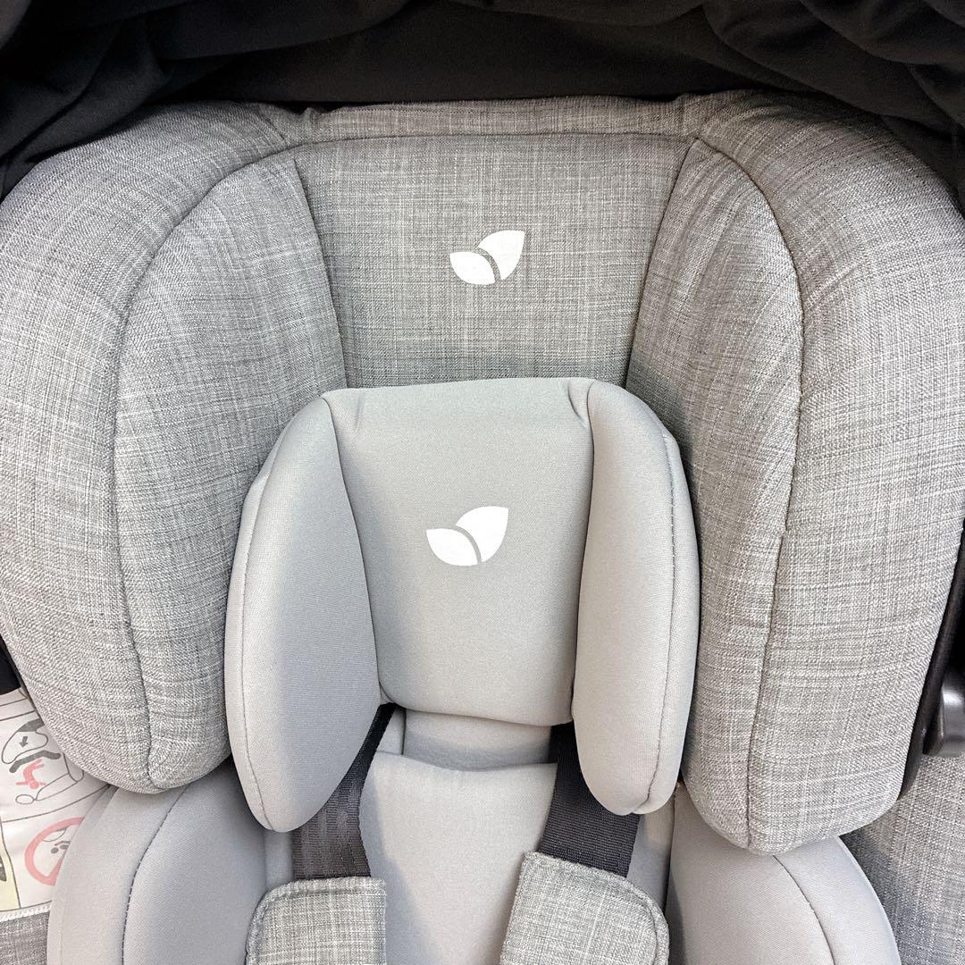 Joie チャイルドシート ステージスISOFIX キャノピー付 フォギーグレー