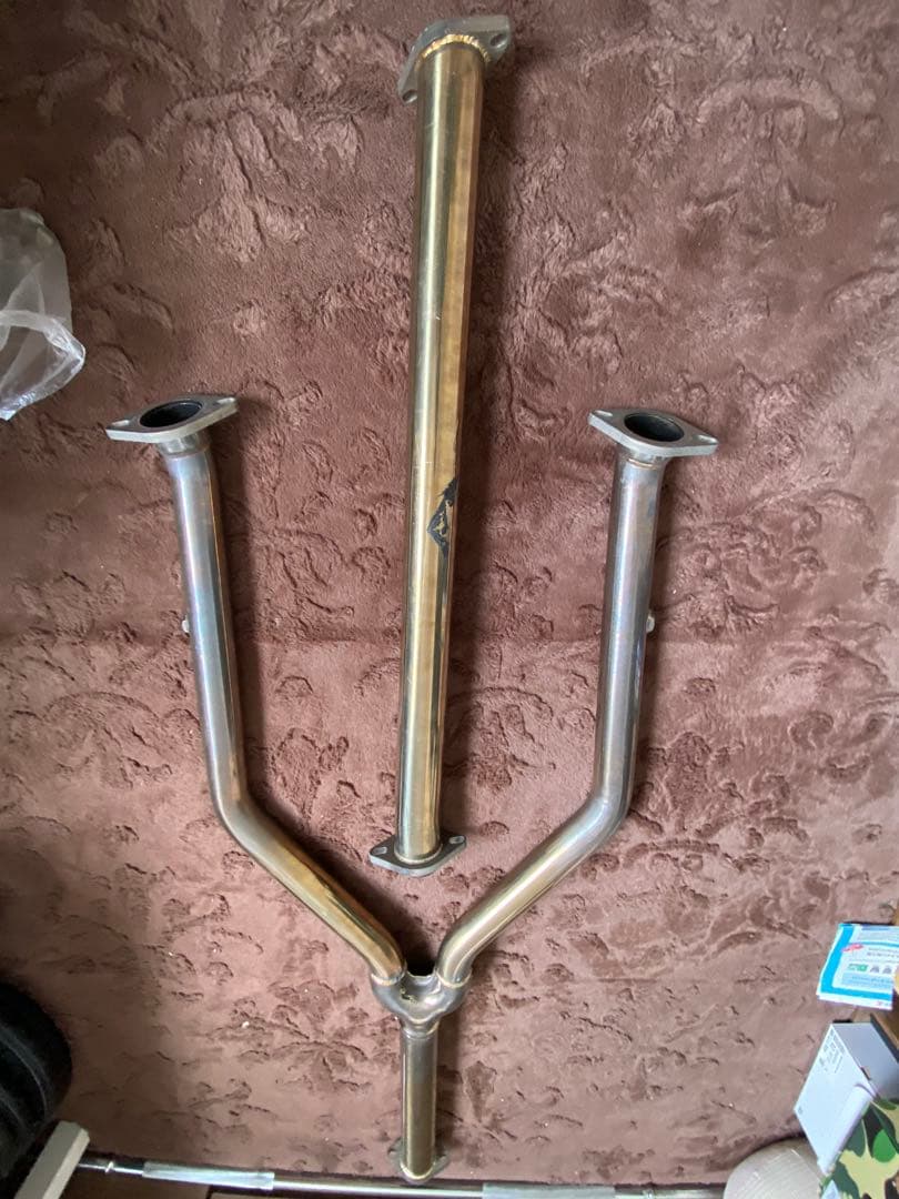 マークX grx130 中間パイプ 超底上げ直管ストレート中間ストレートマフラー