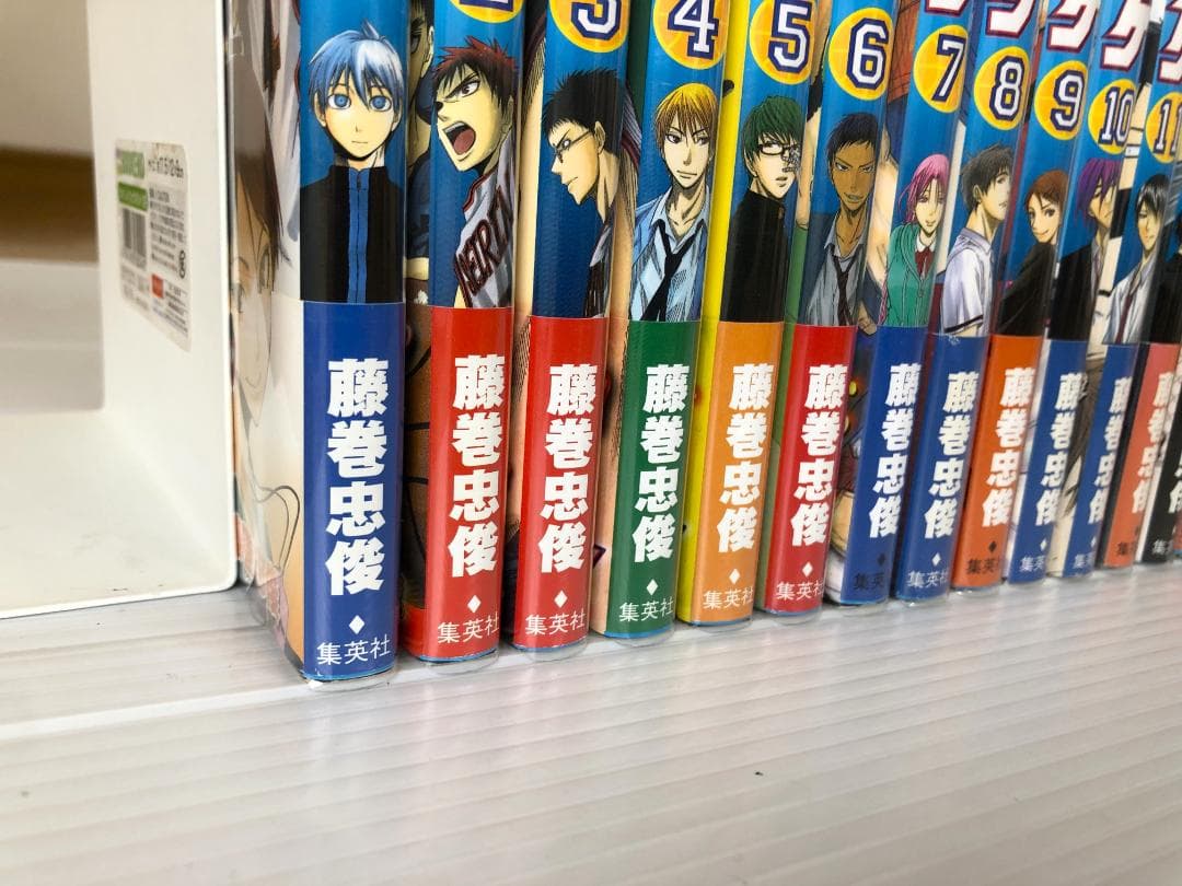 黒子のバスケ　全巻　初版 帯 フルコンプ マンガ　コミック 特典　ポストカード