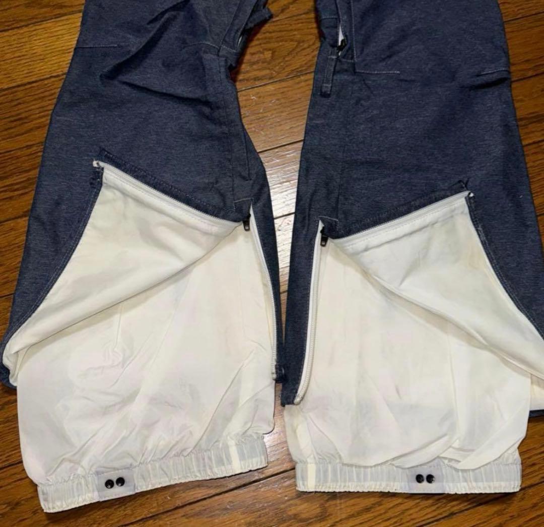 BURTON スノーボードパンツ デニム風ダークグレー