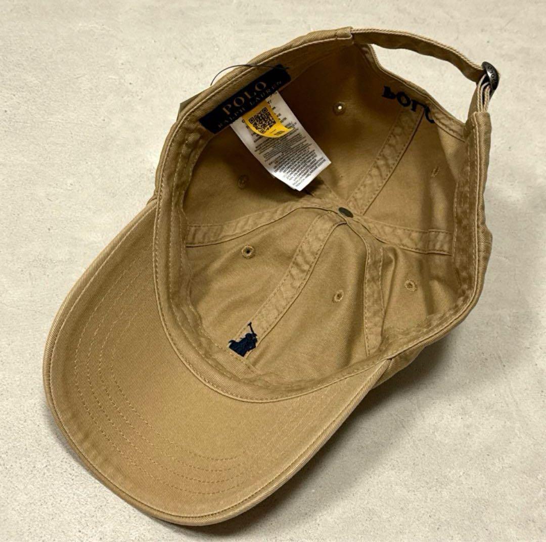 新品25SS POLO RALPH LAUREN SPORTS CAP ベージュ