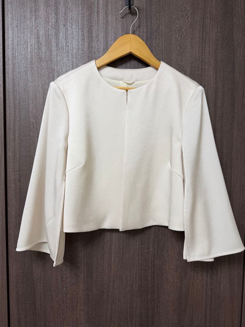 ANAYI トリアセサテンボレロジャケット