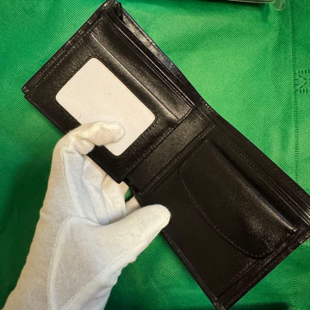 （希少）スタースティングレイ 折財　 二つ折り ガルーシャ 黒