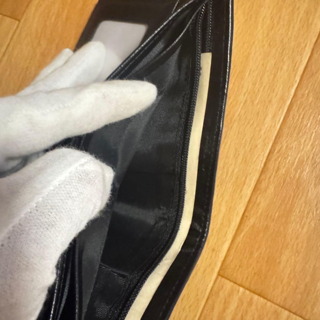 （希少）スタースティングレイ 折財　 二つ折り ガルーシャ 黒