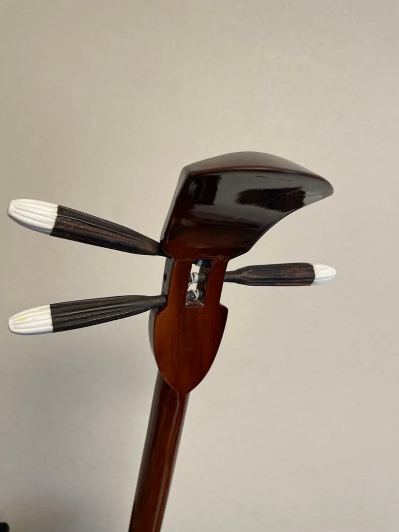 三線　杢め　人口皮　中古品　格安！