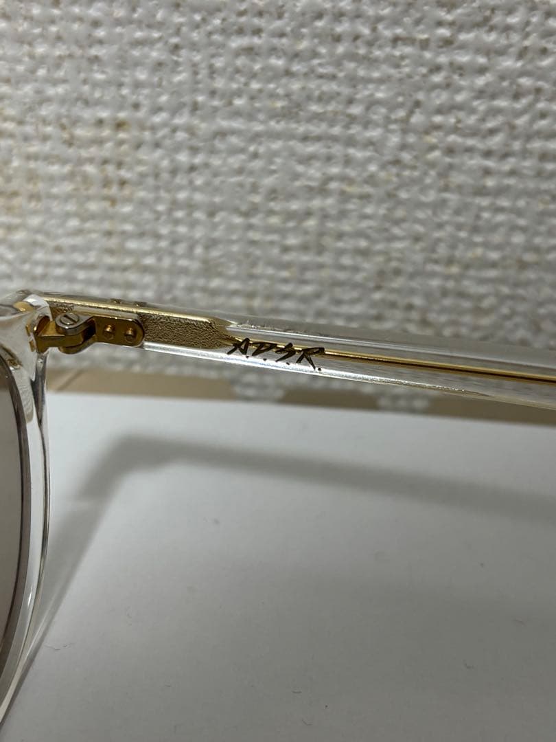 A.D.S.R./SATCHMO03クリア/ゴールドフレーム(Lt.Brown)