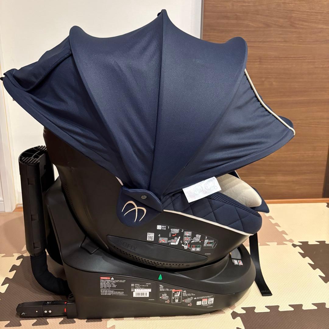 エールべべ　クルット6iグランス　ネイビー　チャイルドシート ISOFIX対応