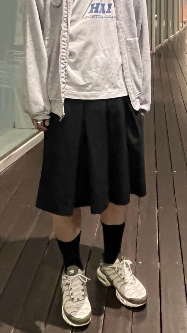 AD2015 コムデギャルソンオムプリュス ワイドショートパンツ ブラック