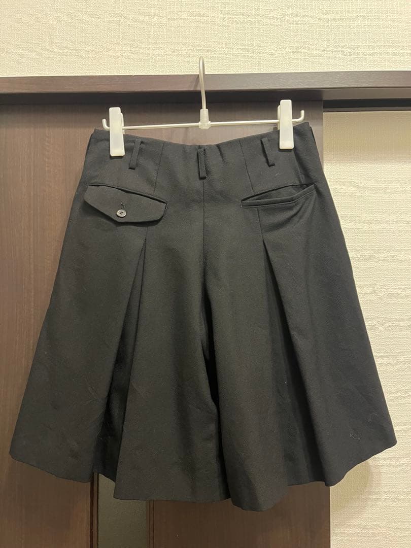 AD2015 コムデギャルソンオムプリュス ワイドショートパンツ ブラック