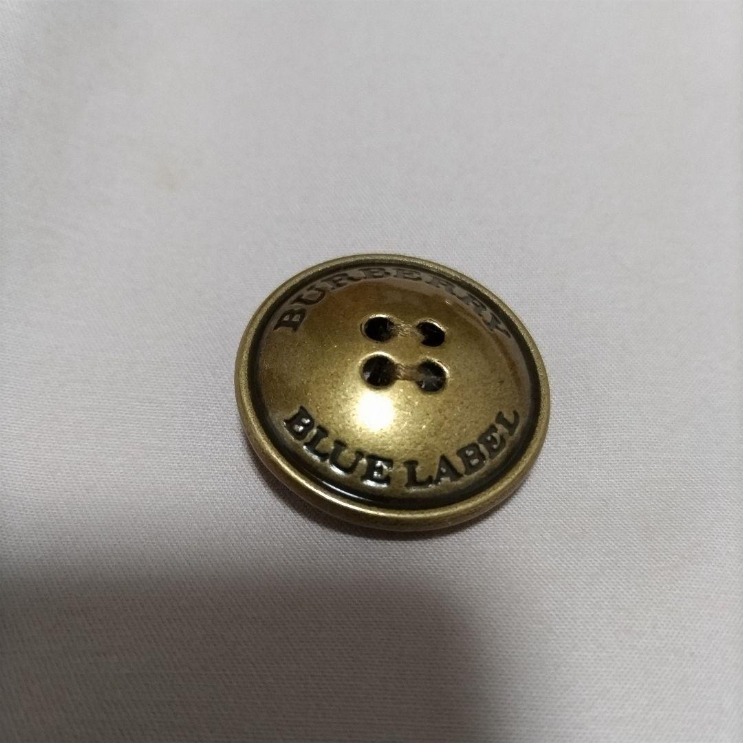 バーバリーブルーレーベル　トレンチコート　ノバチェック　ベルト　ナポレオン　金