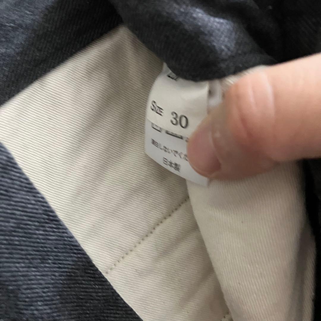 新品未使用　Wokers Officer Trousers　ブラックデニム