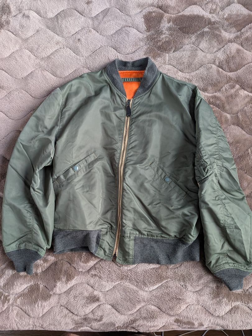 r*u様 バズリクソンズ　MA-1フライトジャケット 希少XLサイズ オリーブグ