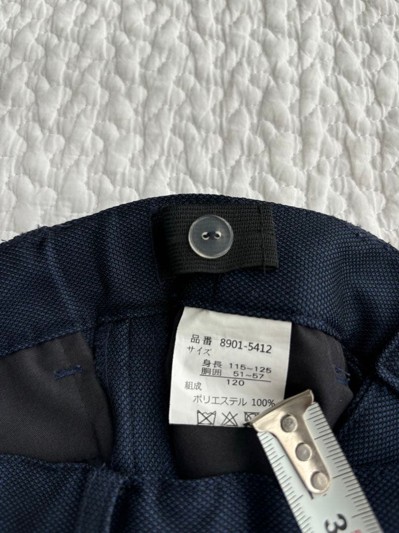 Chopin　ショパン　120cm スーツ上下　卒園　入学式　長ズボン　ネイビー