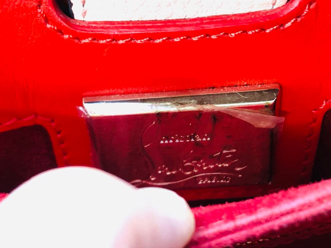 極美品 クリスチャンルブタン パロマ 2way バッグ