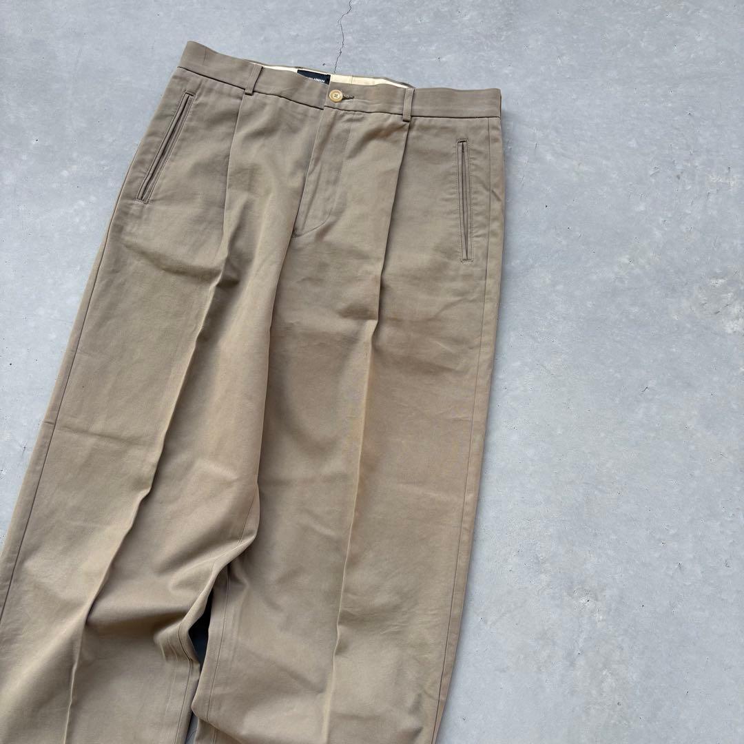 90s GIORGIO ARMANI スラックス　チノパン　ワイド　イタリア製