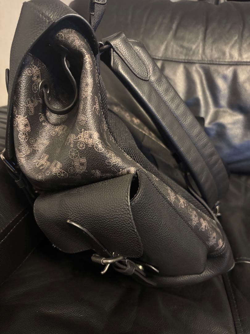 COACH メンズ リュック 馬車柄 最終値下げ