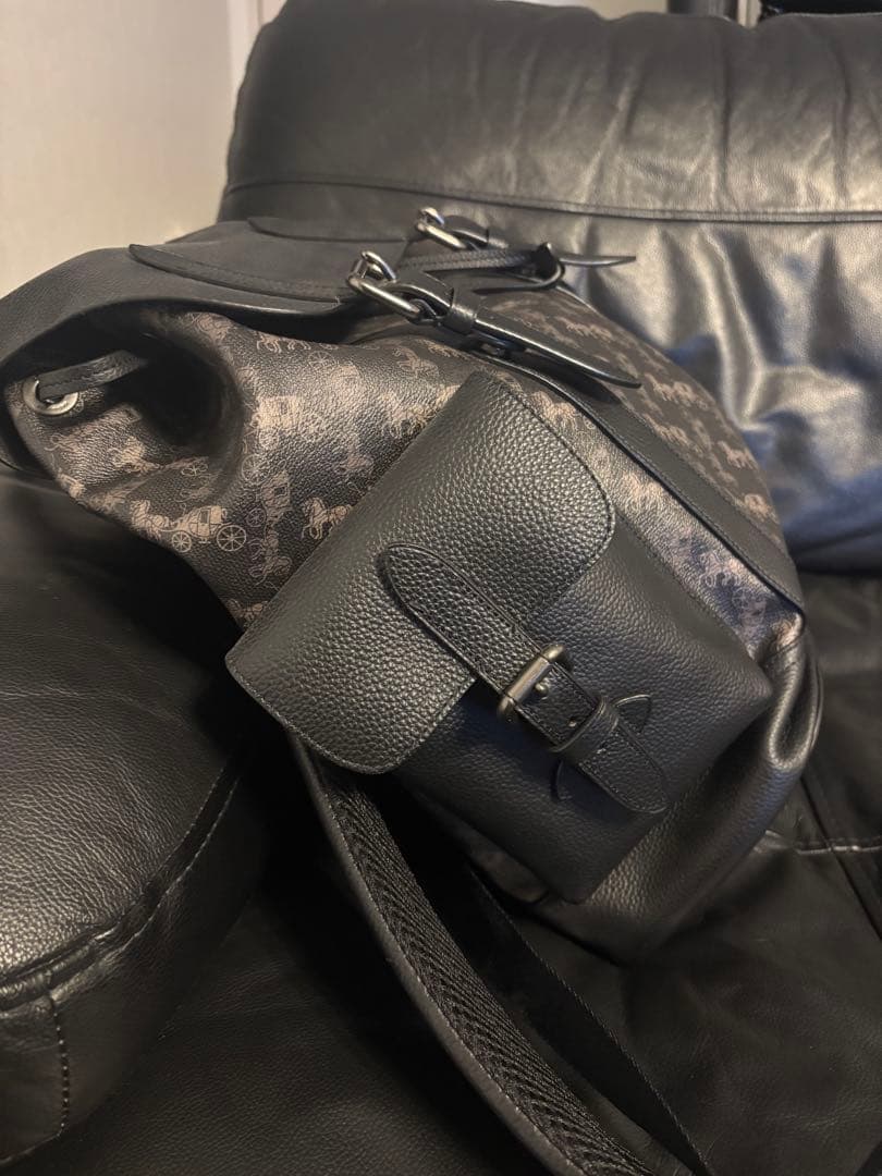 COACH メンズ リュック 馬車柄 最終値下げ