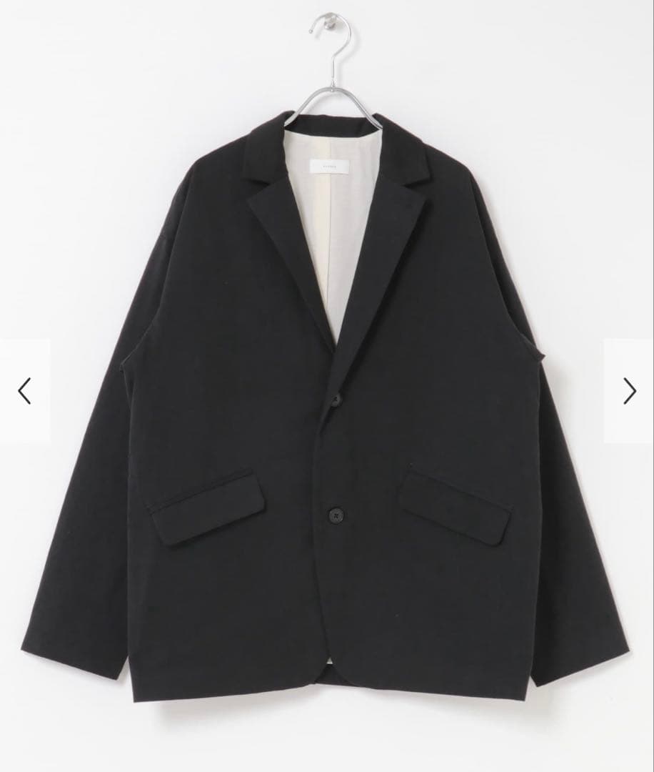 かぐれ Tailored jacket w/lining BLACK 新品