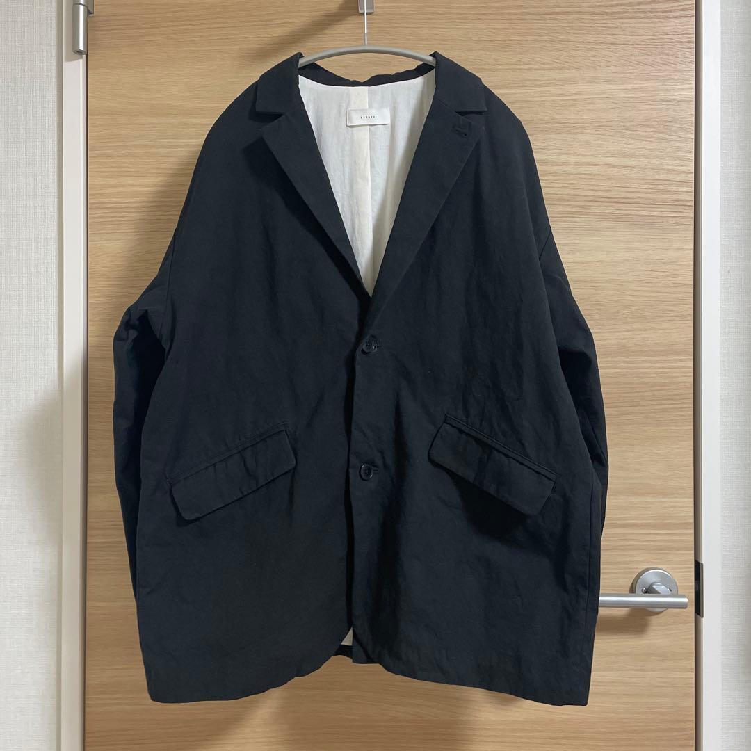 かぐれ Tailored jacket w/lining BLACK 新品