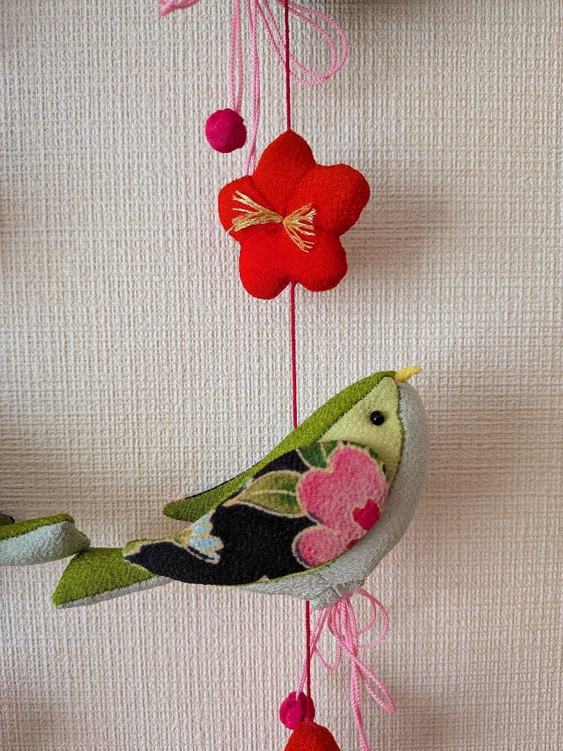 チロルパン 「つるし雛大」「メジロのお花見」「早春のうぐいす✕2個」