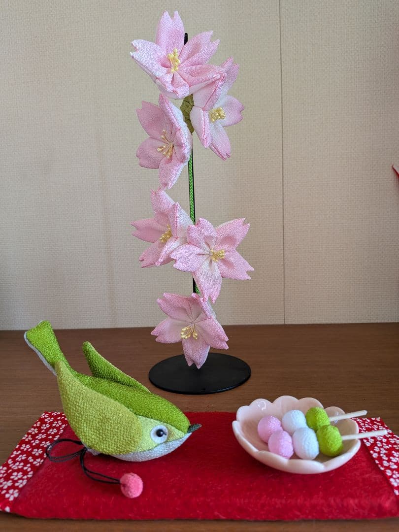 チロルパン 「つるし雛大」「メジロのお花見」「早春のうぐいす✕2個」