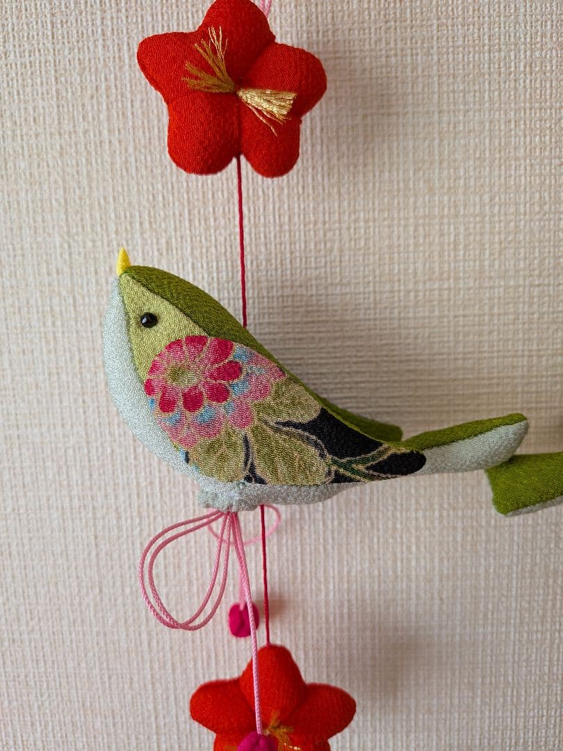 チロルパン 「つるし雛大」「メジロのお花見」「早春のうぐいす✕2個」