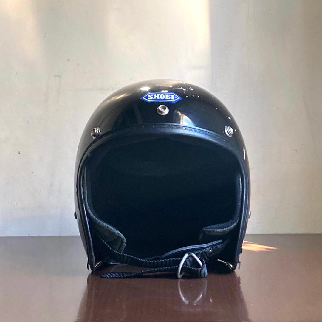 SHOEI 小帽体 目深加工 リペア済み 当時物 族ヘル ビンテージヘルメット