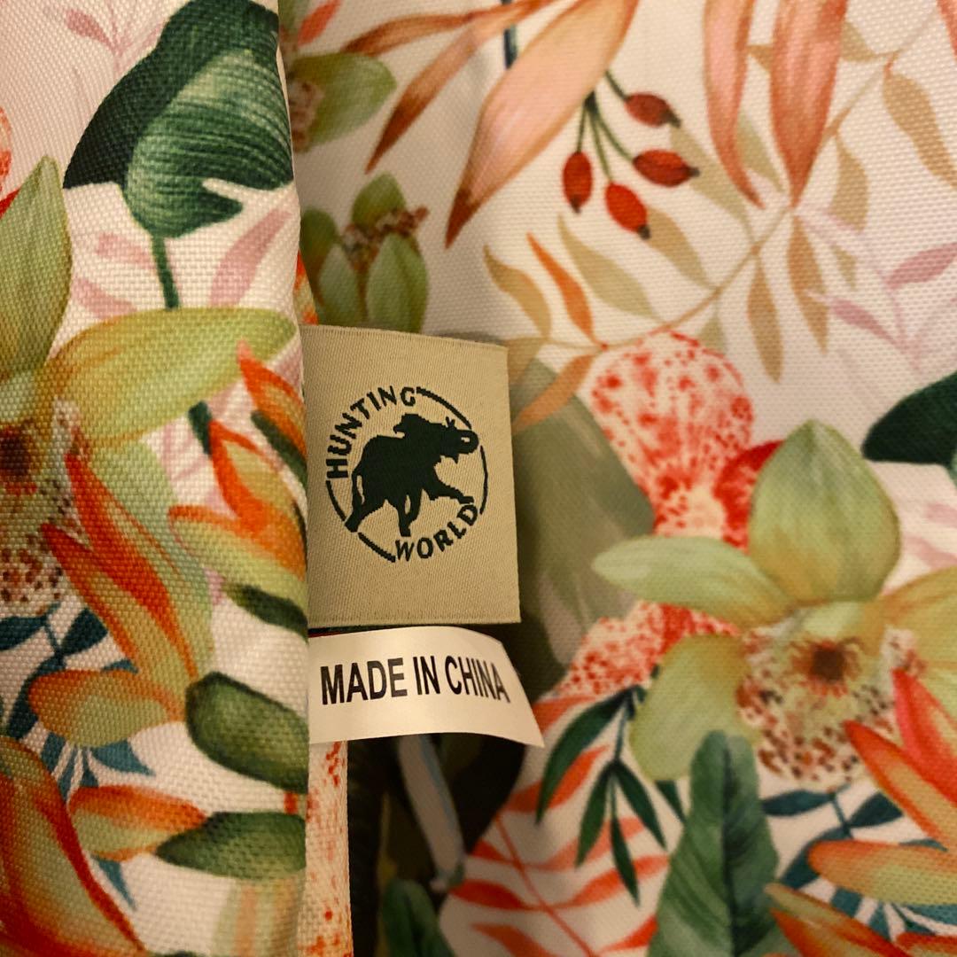 極美品　HUNTING WORLD エコバッグ 動物柄