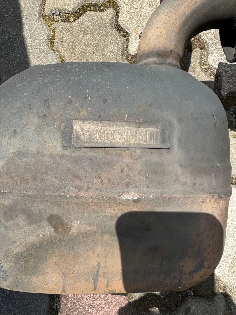 モデリスタセンター出しマフラーNPC91改NHP10用