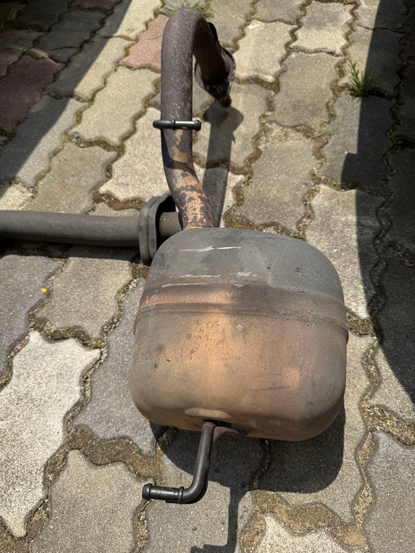 モデリスタセンター出しマフラーNPC91改NHP10用