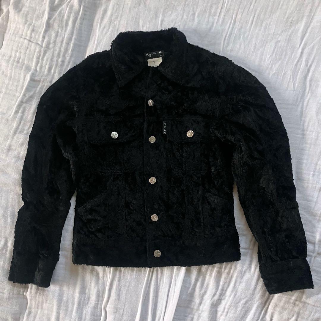 agnès b.　アニエスベー　ジャケット フェイクファー