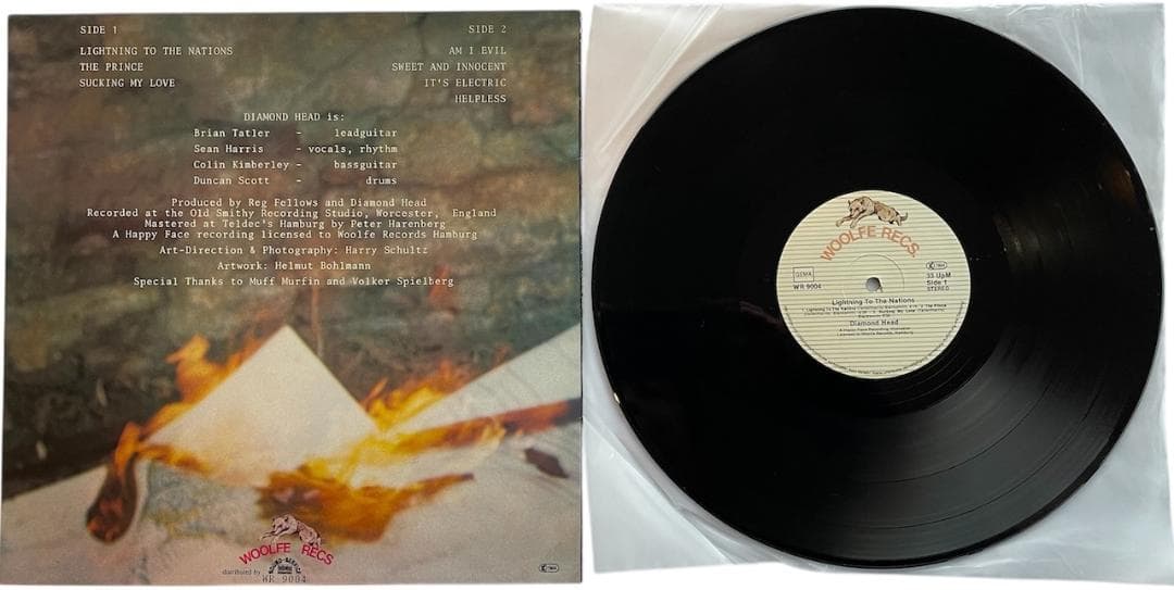 中古レコード　DIAMOND HEAD メタリカがカバーしまくったバンド