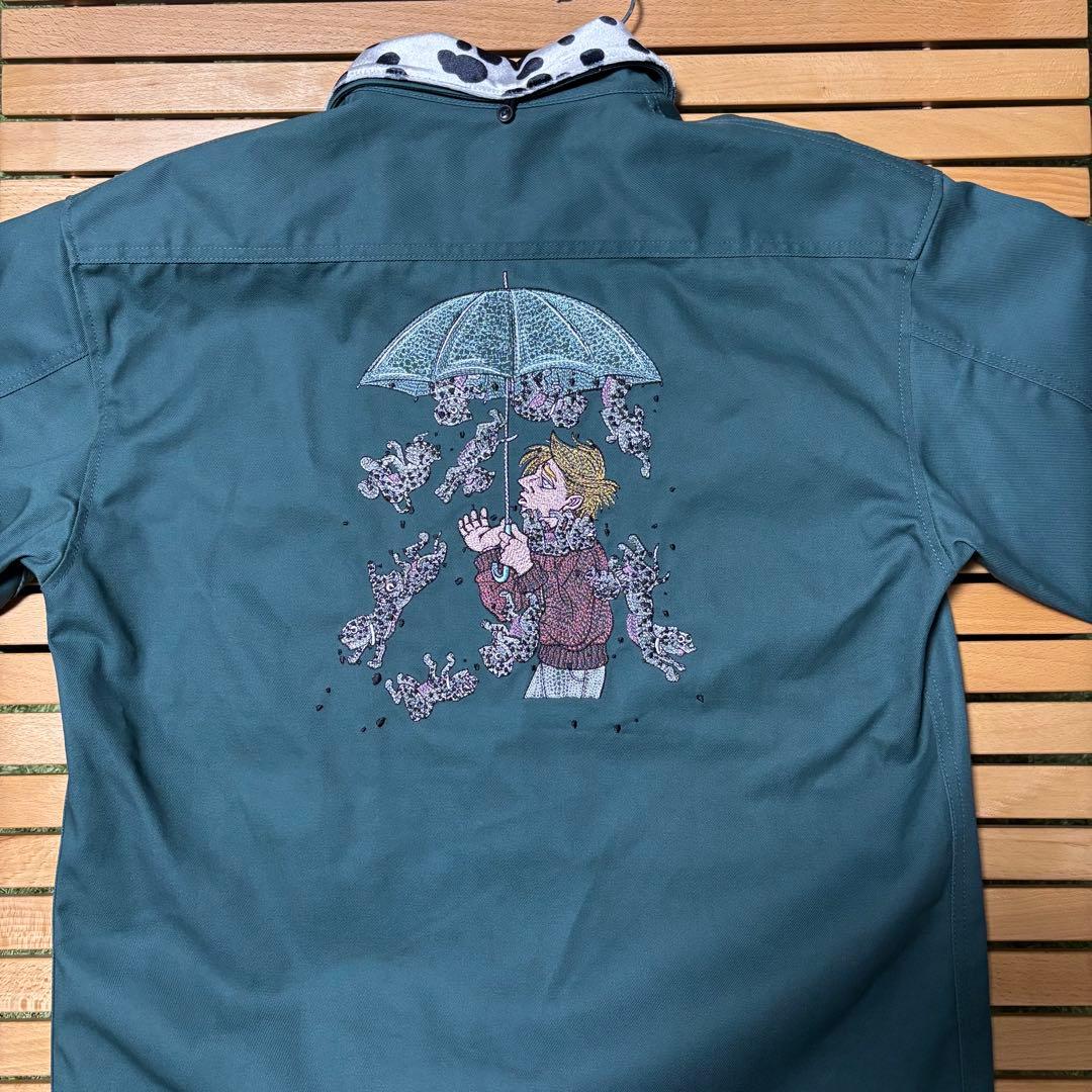 【即完売】レフトアローン × ディッキーズ コラボ ワークジャケット 刺繍 L