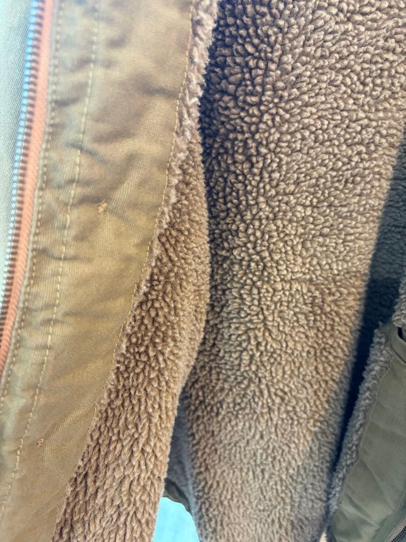 WAIPER.inc N-1デッキジャケット (後期型、タン/カーキ色)