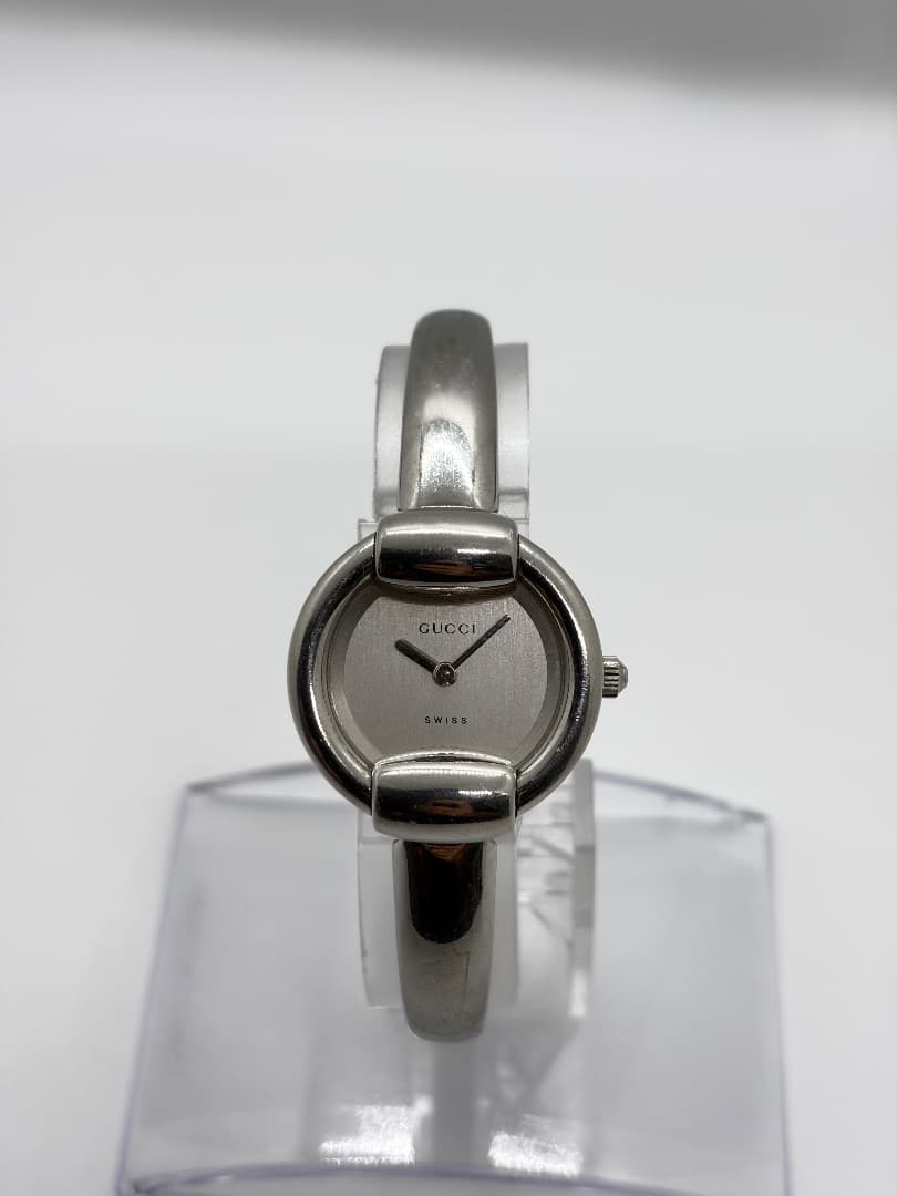 【保付・新品電池】GUCCI 1400L グッチ バングル レディース腕時計