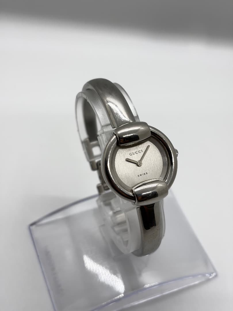 【保付・新品電池】GUCCI 1400L グッチ バングル レディース腕時計