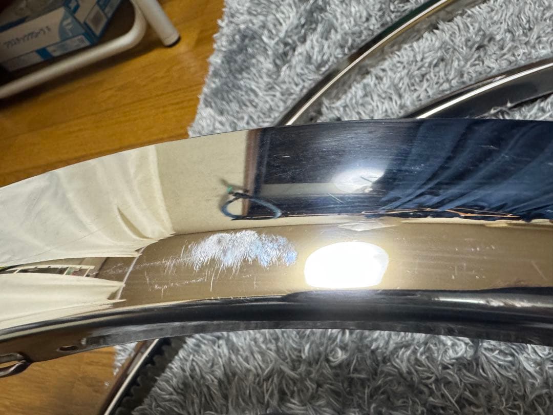 マーク2バン　gx70 純正メッキフェンダーアーチ　4本セット