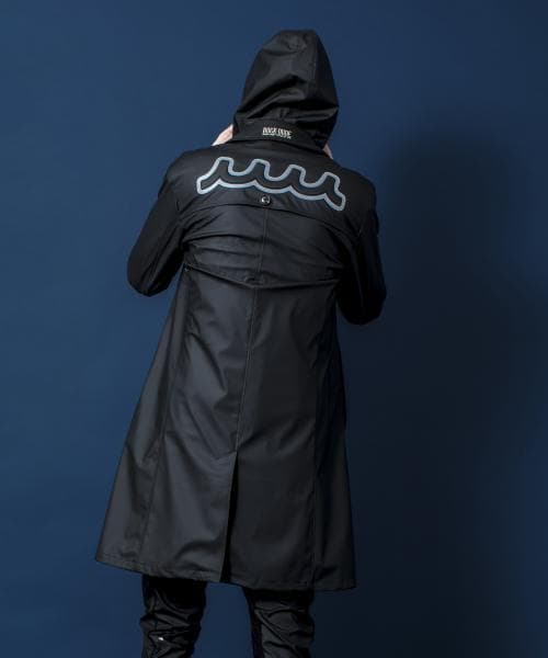 新品☆ROCK DUDE ＆ MUTA MARINE レインコート☆黒☆Mサイズ