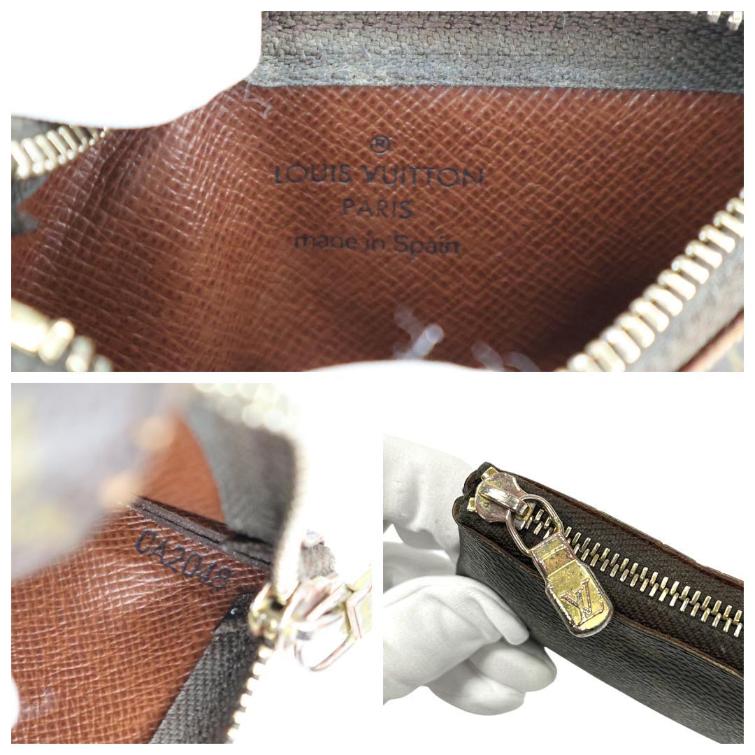 良品 ルイヴィトン モノグラム ケース ポシェットクレ M62650