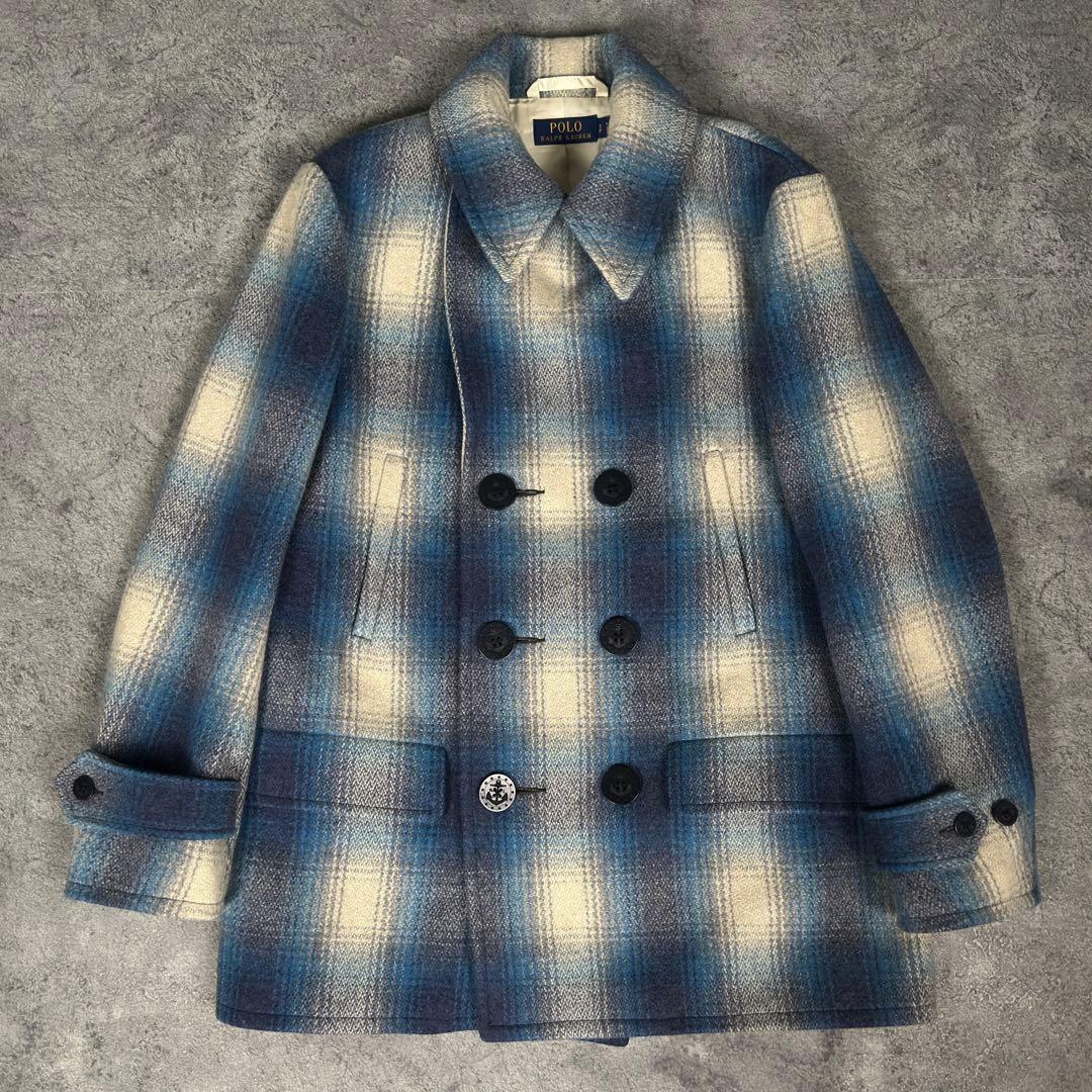 Polo Ralph Lauren オンブレチェック Pコート ジャケット ポロ