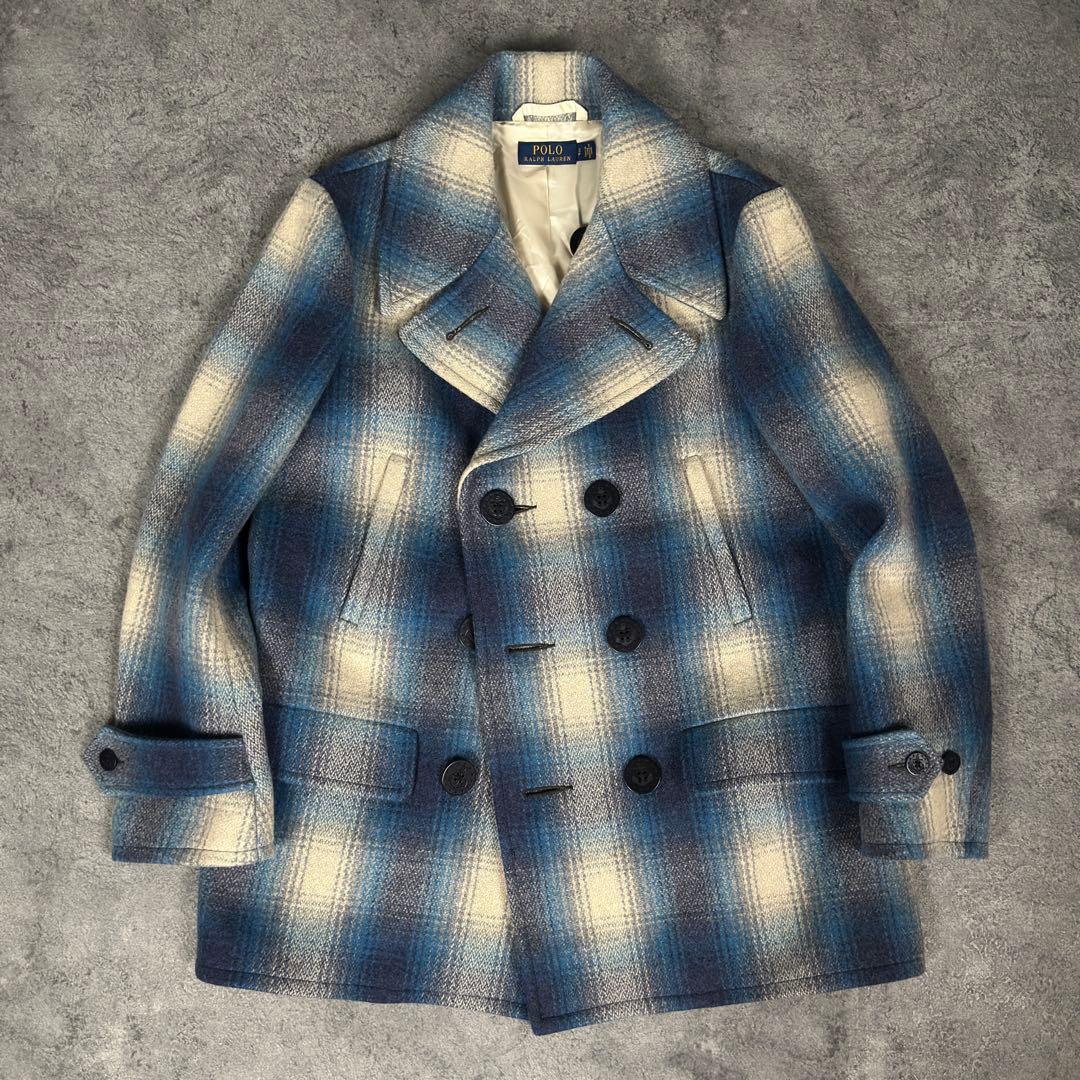 Polo Ralph Lauren オンブレチェック Pコート ジャケット ポロ