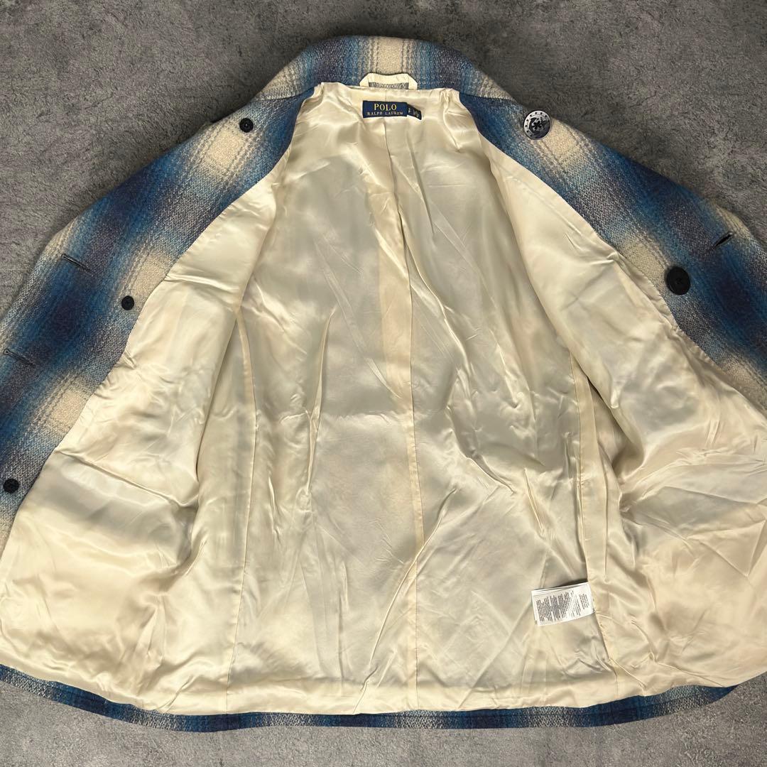 Polo Ralph Lauren オンブレチェック Pコート ジャケット ポロ
