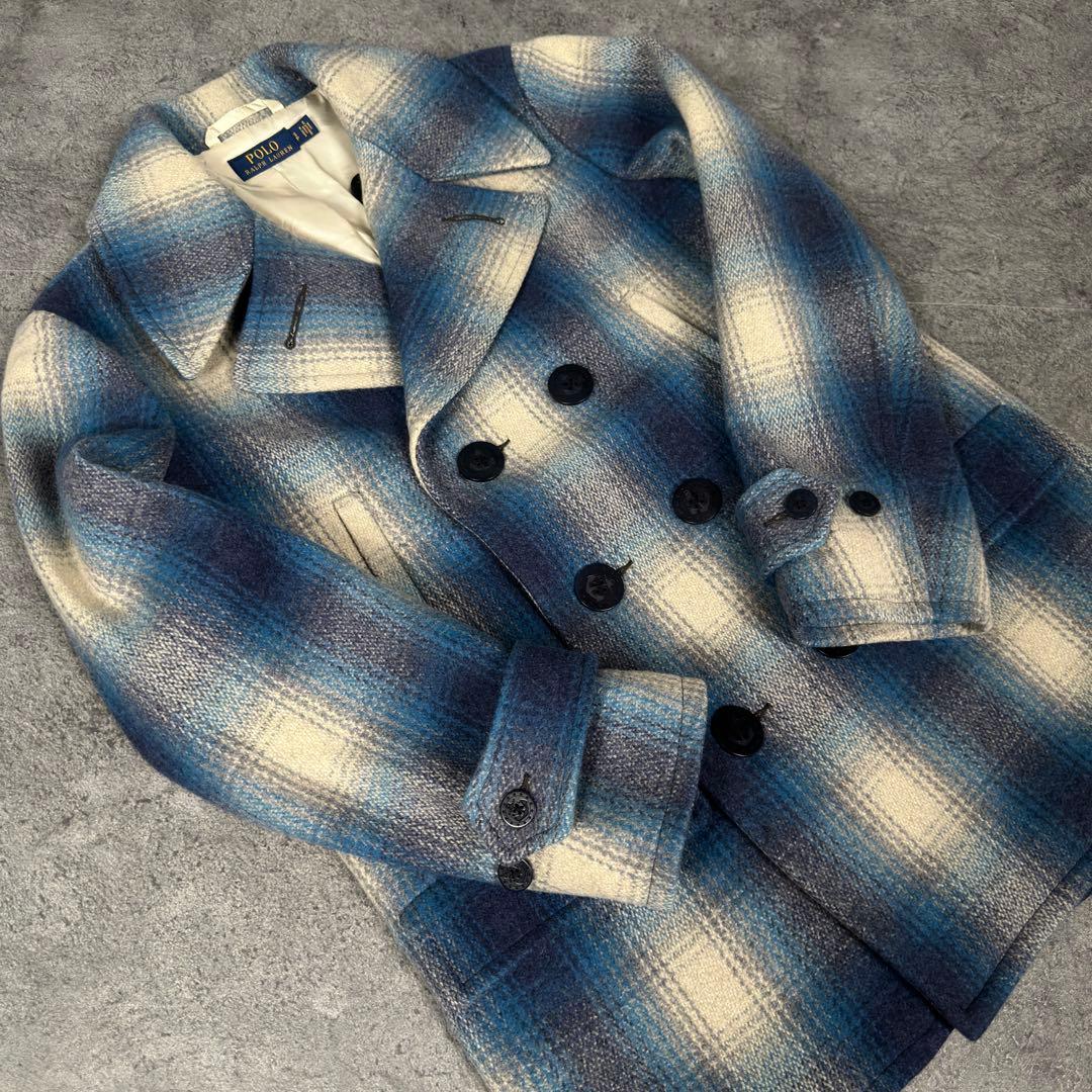 Polo Ralph Lauren オンブレチェック Pコート ジャケット ポロ