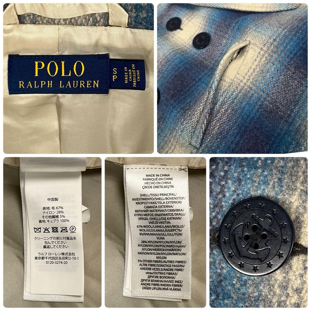 Polo Ralph Lauren オンブレチェック Pコート ジャケット ポロ