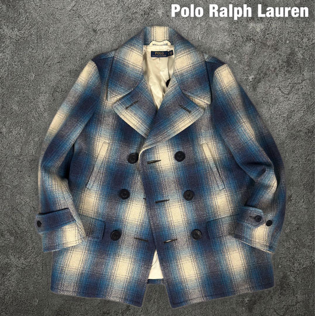 Polo Ralph Lauren オンブレチェック Pコート ジャケット ポロ