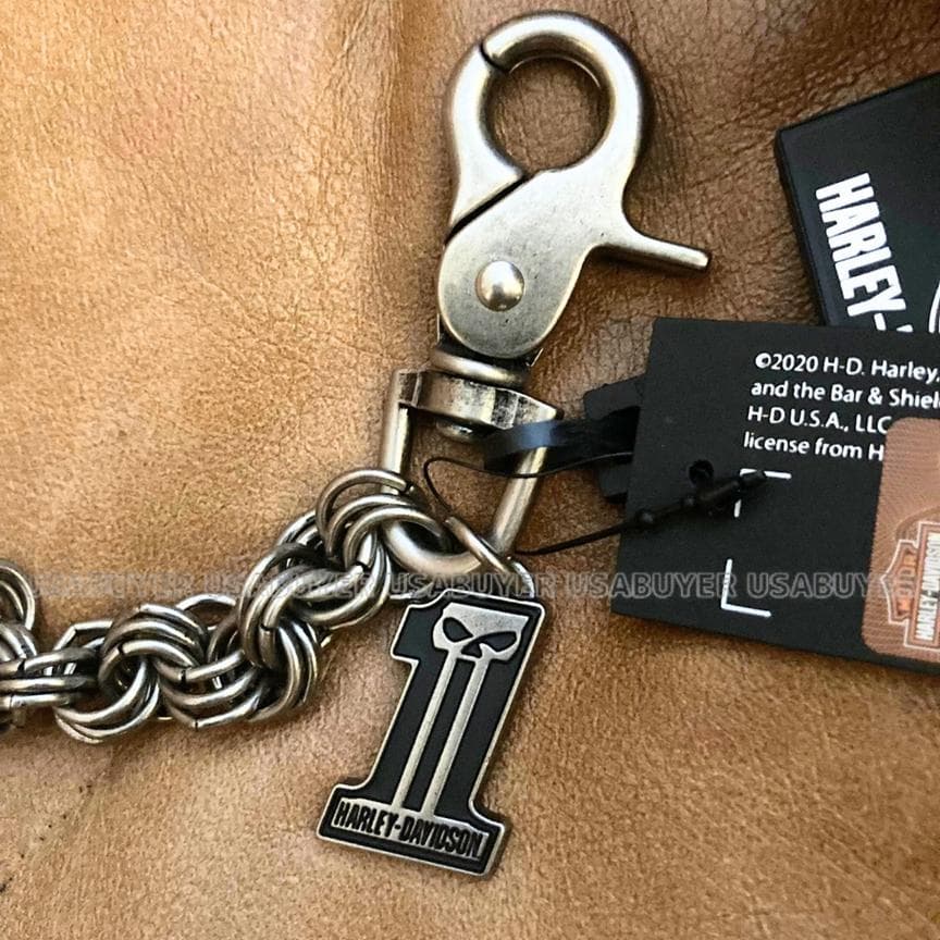 新品★【HarleyDavidson】#1ウォレットチェーン アンティーク仕上げ