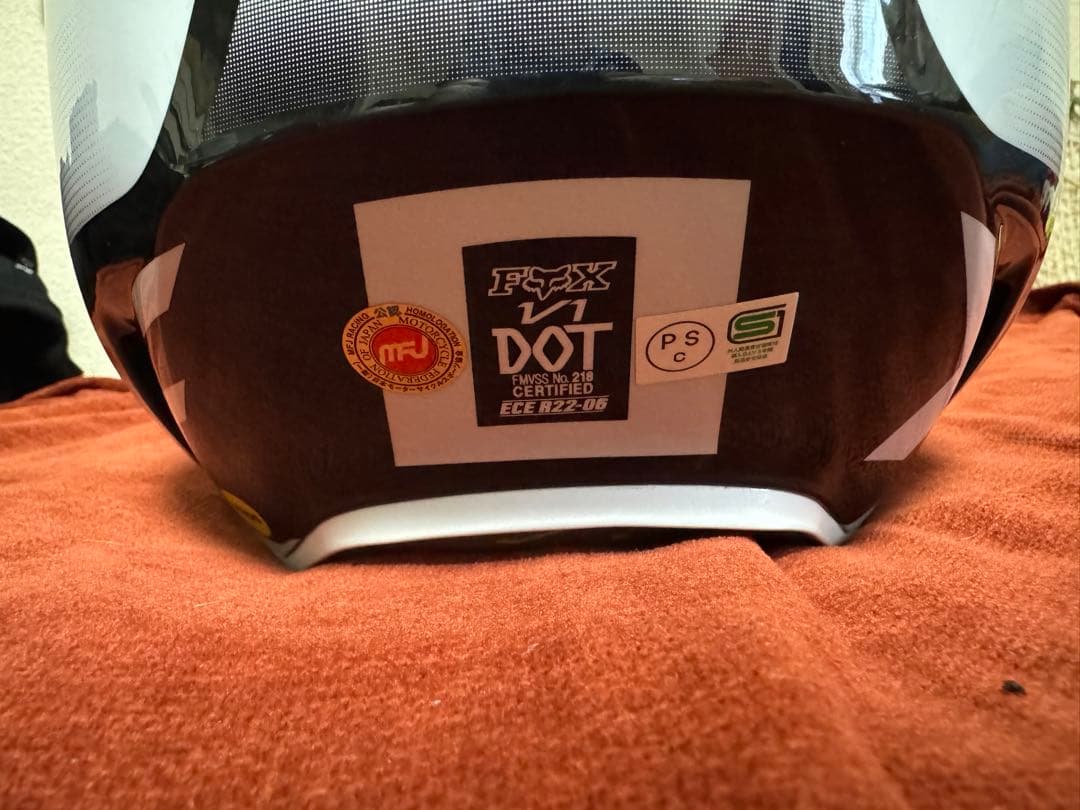 フォックス FOX ヘルメット V1 リード&ゴーグル